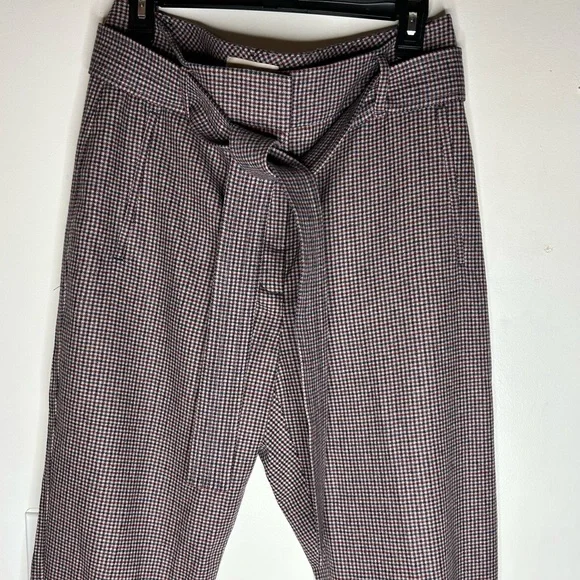Aritzia Wilfred Tied Front Wool Blend Trousers Size 12 - Picture 1 of 10